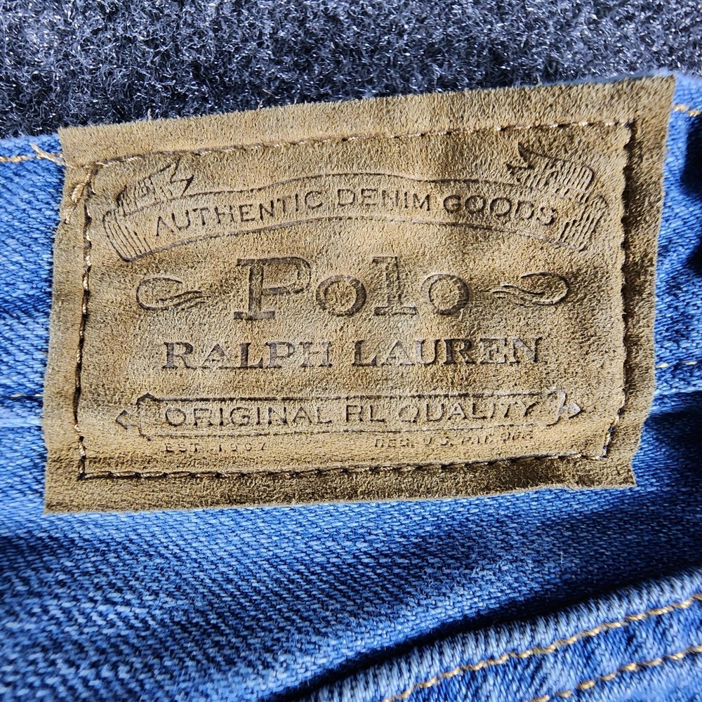 Polo Ralph Lauren The Sullivan Slim Distressed Denim Jeans Youth Boys Size 20 - Picture 6 of 12